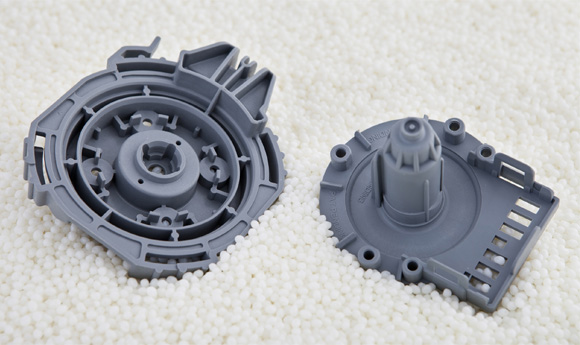 Plastic parts or components made from molds 
